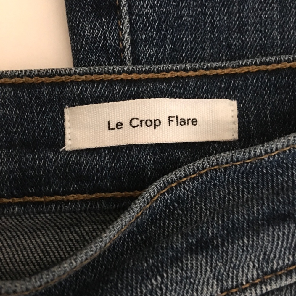 FRAME DENIM Le Crop Flare Button Fly Jeans - Picture 5 of 11